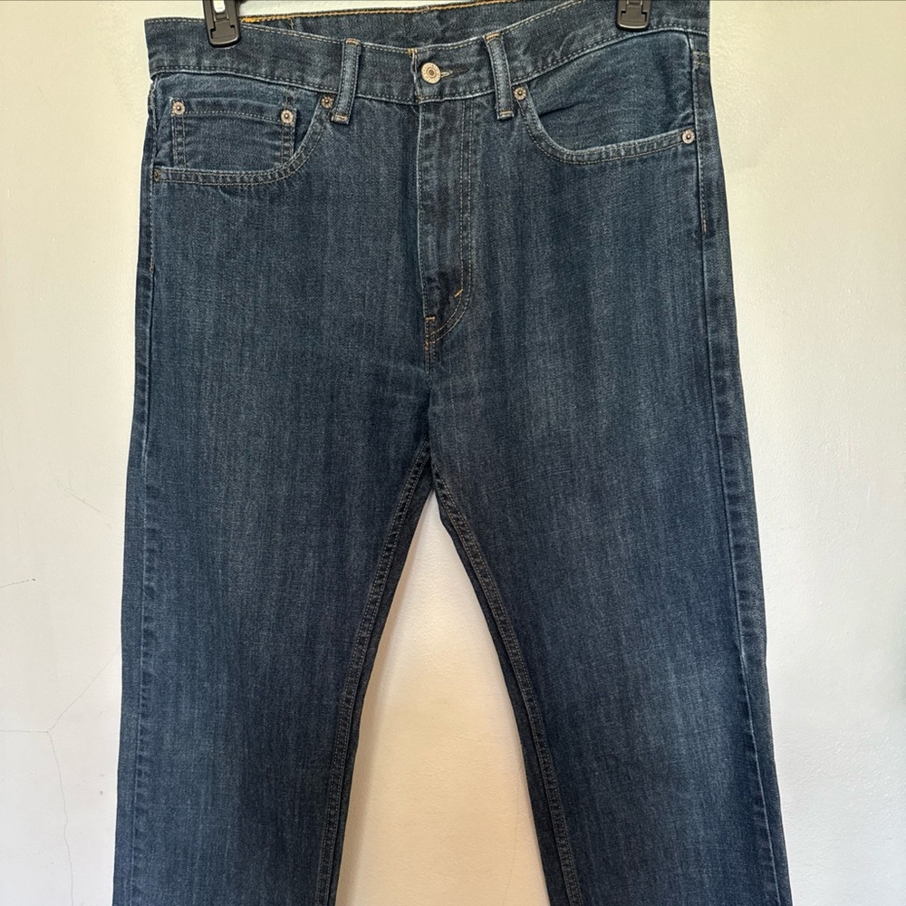 Levi Strauss Co 505 Blue Straight-Leg Jeans Size 34-32
